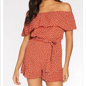 Quiz Clothing Polka Dot Romper